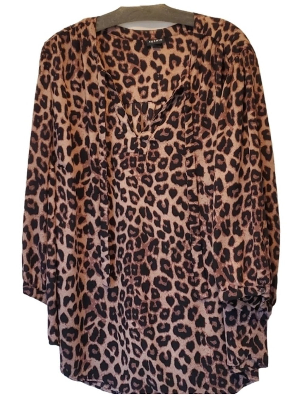 Torrid Chic Leopard Print Top Size 4x